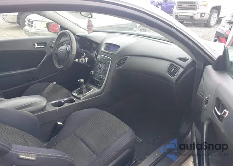 2012 Hyundai Genesis Coupe 2.0T from USA, damaged, VIN KMHHT6KD0CU070295